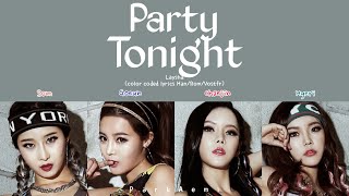 LAYSHA 레이샤  PARTY TONIGHT Color Coded Lyrics HanRomVostfr [upl. by Alekram896]