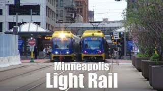 Minneapolis Light Rail Blue and Green Lines [upl. by Lodnar255]