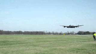 Avro Lancaster Pass By Sound Recording [upl. by Yerak]