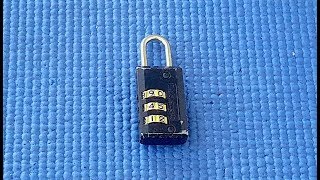 Picking 136 How to use the quotIndirectquot method to crack a combination padlock [upl. by Ecirtac]