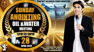 PROPHET BAJINDER SINGH MINISTRY 28 APRIL SUNDAY EVENING CHURCH NEW CHANDIGARH MEETING LIVE [upl. by Primo437]