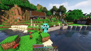 Minecraft  Wie baut man einen Kuhstall in Minecraft survival Letsplay Folge 36 [upl. by Orbadiah781]