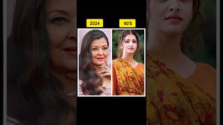 Bollywood actresses 90S VS 2024 Looks bollywood shorts viral [upl. by Nimajneb]