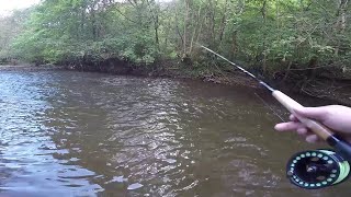 TECHNIQUE de PÊCHE a la MOUCHE et en NYMPHE en RIVIÈRE [upl. by Mindi]