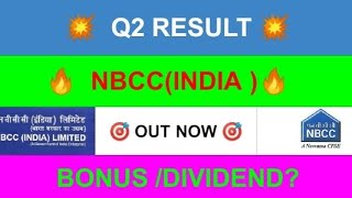 nbcc share result todaynbcc share news todaynbcc share latest newsmarket resultsq2 results [upl. by Amisoc]