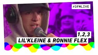 Lil Kleine en Ronnie Flex  1 2 3  3FM Live [upl. by Darton267]