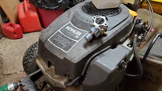 Kohler Courage Carburetor Replacement [upl. by Ylsew]