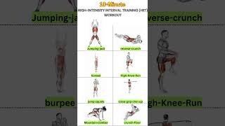 10 minute hiit workout [upl. by Etteb]