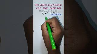 LCM for decimal numbers  TNPSC Group2 2024  competitive exams [upl. by Nodnnarb]