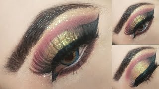 bridal half cut curries eyes makeup tutorial by Rani ch [upl. by Hteik]