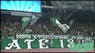 PANATHINAIKOS  malaga 2882012  Gate13gr [upl. by Eittel177]