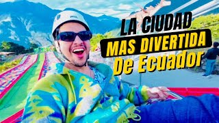 Baños de Agua Santa 🇪🇨 ¿La ciudad más divertida de Ecuador [upl. by Aronson]