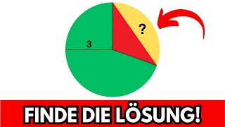 WELCHEN FLÄCHENINHALT HAT DAS GELBE KREISSEGMENT🤔📝 Mathe Aufgabe Geometrie [upl. by Gaspar]