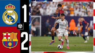 HIGHLIGHTS  Real Madrid 12 FC Barcelona  Summer Tour 2024 [upl. by Kruse]