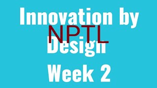 Innovation Of Design week 2 NPTL Assignment Answers [upl. by Aihsercal]