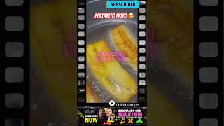 🔴PLÁTANO FRITO👉DELICIOUS FOOD ✅cocina food banana fry [upl. by Nilla]