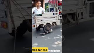 Tyre puncher ye Kare automobile agrimachinery car car van jugaad [upl. by Analra]