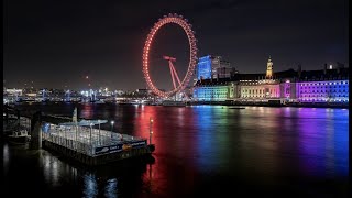 BEAUTIFUL NIGHT VIEWS OF LONDON  BEST VIEWS OF LONDON AT NIGHT  LONDON NIGHTLIFE [upl. by Anaeerb]