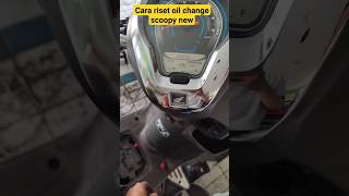 cara riset oil change scoopy new [upl. by Odrick425]