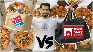 Ovenstory VS Dominos  Which is the best pizza in town  Ultimate Pizza Battle [upl. by Hufnagel]