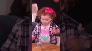 Ellen Reacts To Bottle Flipping Baby [upl. by Amsaj]