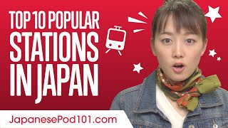 Top 10 Popular Train Bus Stations in Japan [upl. by Fanni988]