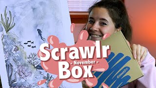 Scrawlrbox November UNBOXING [upl. by Mandal]