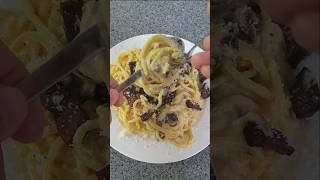 Pasta a la carbonara con Guanciale de Cerdo cenasrápidas [upl. by Eahsram]