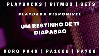 UM RESTINHO DE TI  DIAPASÃO  PLAYBACK [upl. by Eemla]