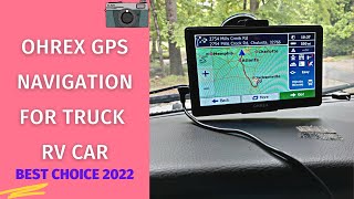 OHREX GPS Navigation for Truck RV Car Review amp User Manual  Best Seller GPS Navigation [upl. by Bristow]