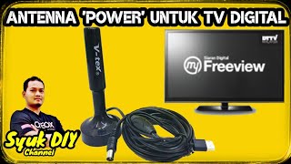 Antenna Power Untuk TV Digital  Freeview  Mytv [upl. by Bremble61]