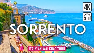 Sorrento 4K Walking Tour Italy  Tour with Captions amp Immersive Sound 4K Ultra HD60fps [upl. by Ahsenev]