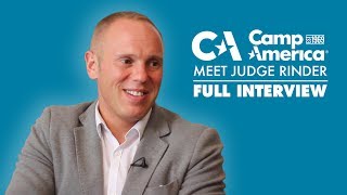 Camp America meet Judge Rinder  Full Interview [upl. by Lauraine]