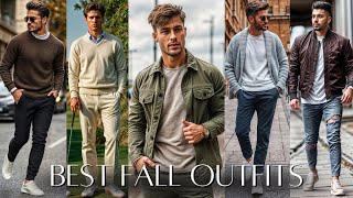 Best Fall Outfit Ideas For Men  Mens Fashion Ideas  Fall And Autumn Outfit Ideas For Men [upl. by Assener247]