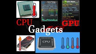 гаджет температуры процессора и видеокарты для windows 10install gadgets temperature of CPU and GP [upl. by Kcarb634]