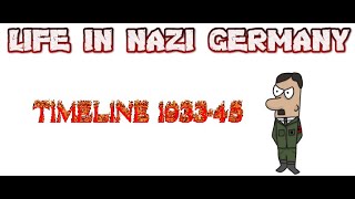 GCSE LIFE IN NAZI GERMANY TIIMELINE [upl. by Entsirhc]