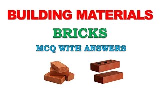 Bricks  Building Material MCQ  2nd Grade Overseer  Assistant Engineer  SSC JE [upl. by Lauryn]