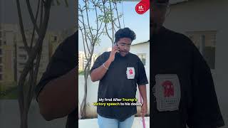 Nenu potha Nana 🇺🇲usatoday trump2024 studenttribe indianstudents btechvlogger comedy [upl. by Ahsatin]