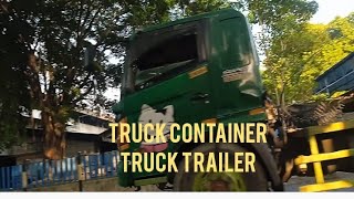 Truck Container Truck Trailer [upl. by Gross]