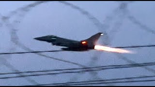 Istrana Eurofighter afterburner takeoff [upl. by Naux829]