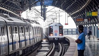 Delhi metro station 🚉🚉 [upl. by Leilah]