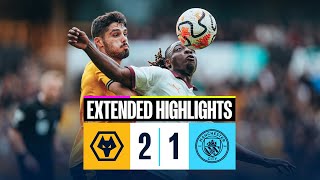 EXTENDED HIGHLIGHTS  Wolves 21 Man City  Stunning Alvarez free kick [upl. by Ymij]