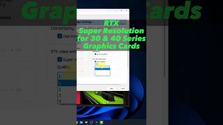 How to Turn On Nvidia RTX Video Super Resolution  30 amp 40 Series GPUs [upl. by Nim]