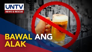 Liquor ban epektibo sa buong bansa simula October 29 hanggang 30 dahil sa BSKE [upl. by Eizzik]