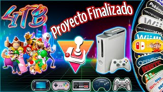 Batocera 4TB Proyecto finalizado Xbox 360 incluido Retro gaming Full [upl. by Christin]