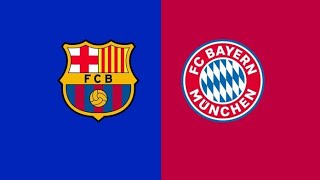 FC Barcelona vs Bayern [upl. by Mayap769]