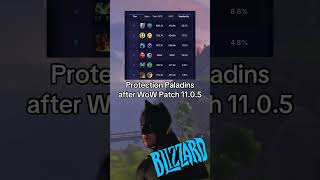 Protection Paladins after WoW Patch 1105 worldofwarcraft warcraft thewarwithin warwithin [upl. by Verene]