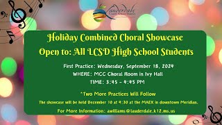 LCSD Combined Holiday Choral Showcase [upl. by Eugeniusz]