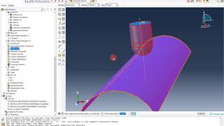 Abaqus Tutorial Shell Elements 6 Punch Indentation Problem amp Results [upl. by Paz855]