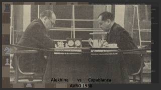 Alekhine vs Capablanca in AVRO 1938 [upl. by Clercq]